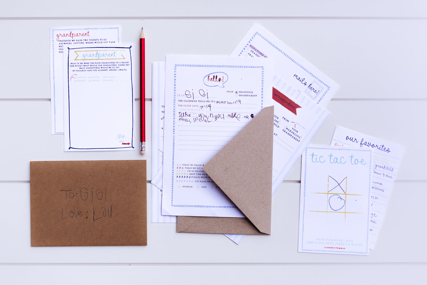 To My Marvelous Grandparent - Pen Pal Kit