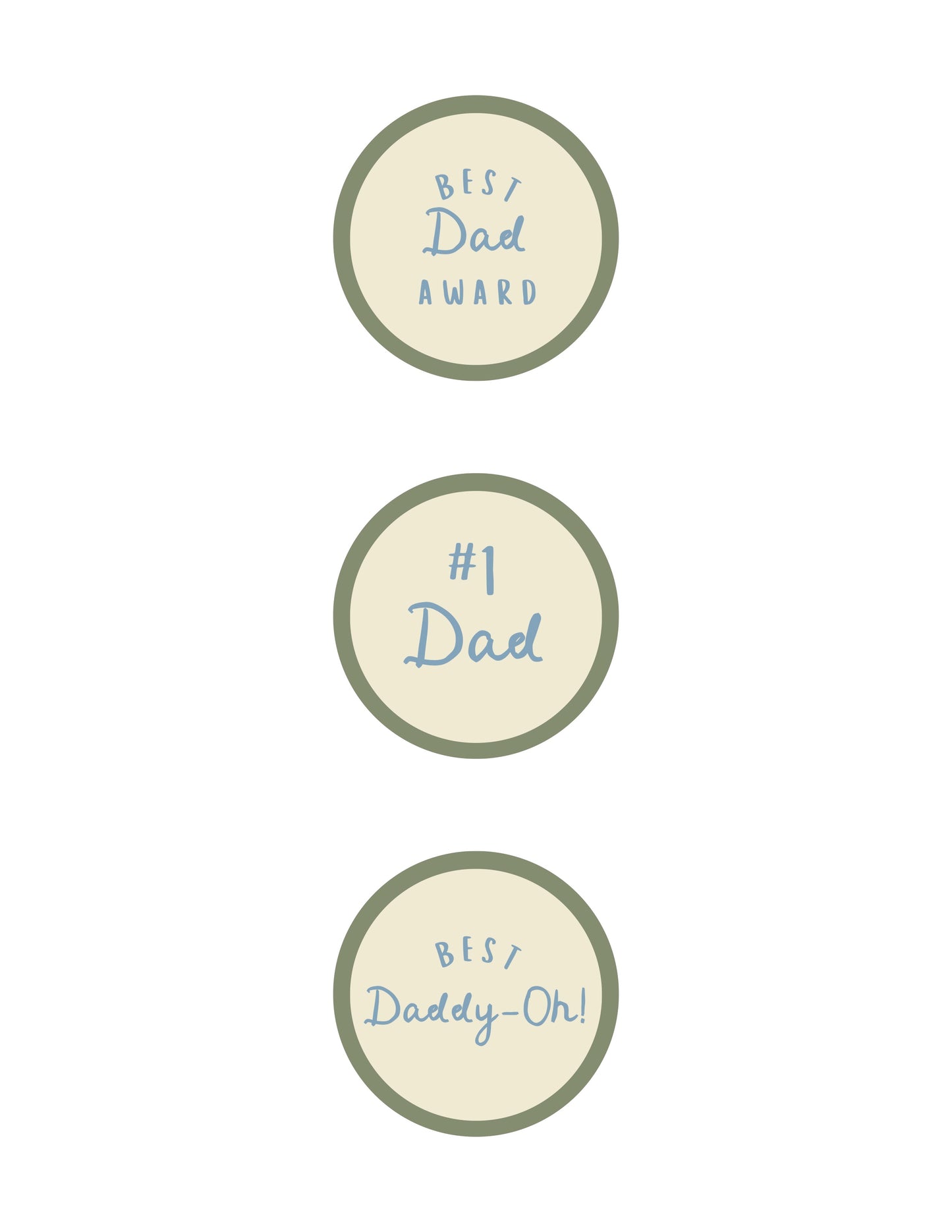 Best Daddy Rosette