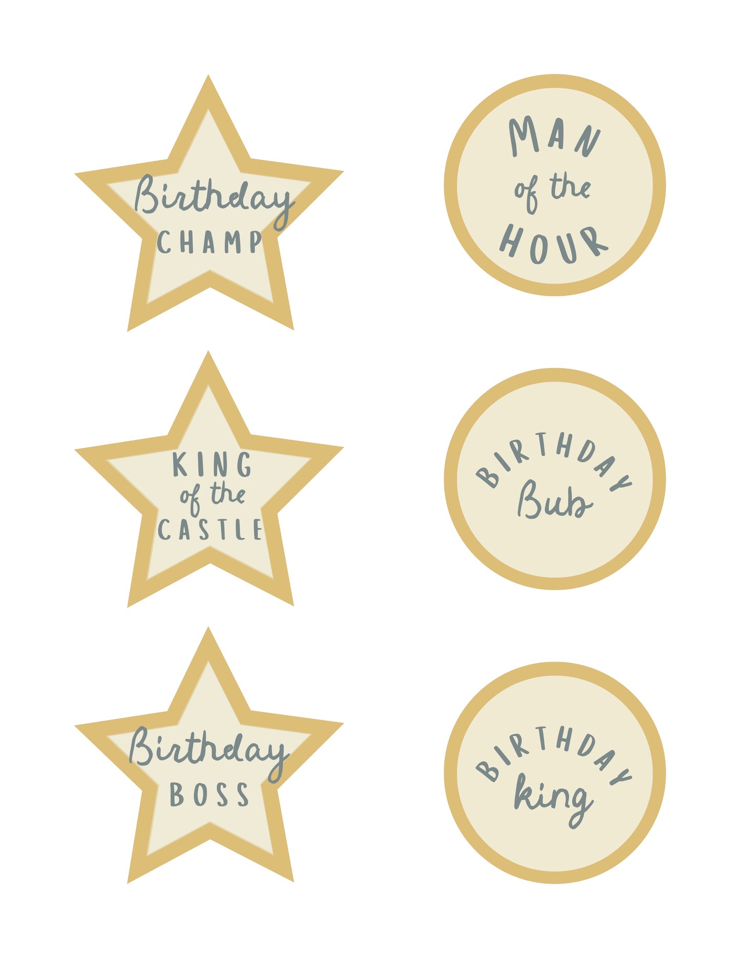 Birthday Boy Rosette