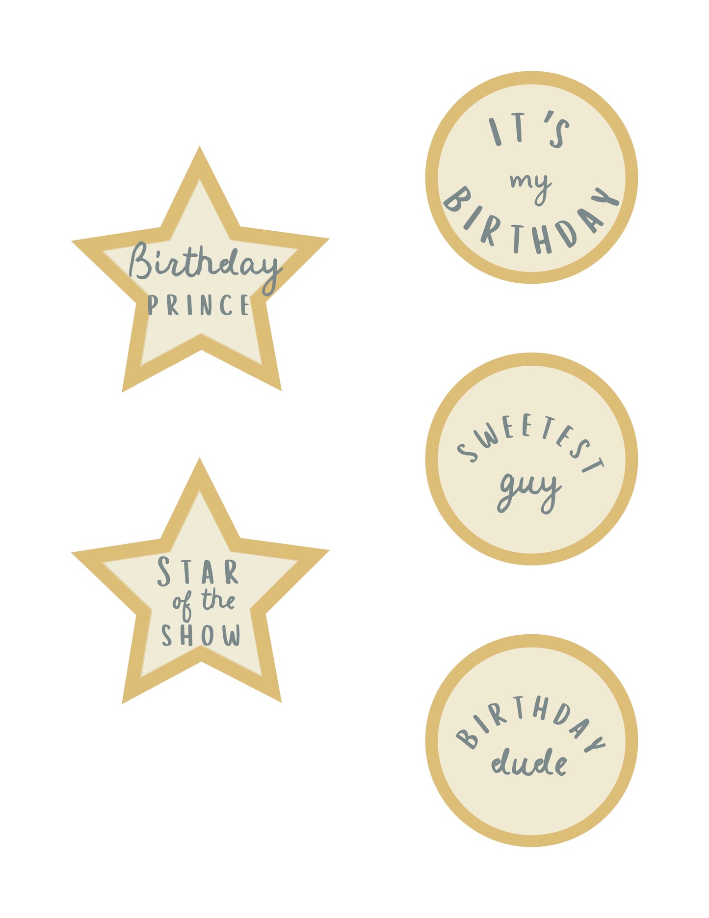 Birthday Boy Rosette
